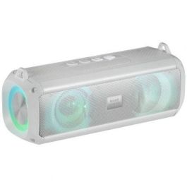 Mars Gaming MSB-XT Altavoz Portátil 2en1 Barra de Sonido Bluetooth 20W con RGB, 4 Drivers, 8h Autonomía Blanca