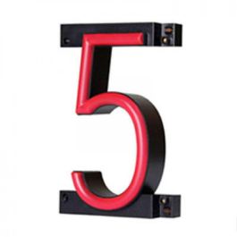 Número LED Neon 5 Ancho 90Mm Alto 161Mm Fondo 38Mm - - Precio: 21.6900002. SKU: B1KKEBS4MQ
