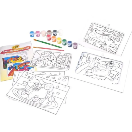 Crayola Kit de Pintura por Números con 6 Plantillas para Niños a Partir de 5 Años