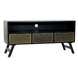 Mueble Tv Vintage DKD Home Decor Negro Dorado 41 x 62 x 125 cm Precio: 431.4999997. SKU: S3023013