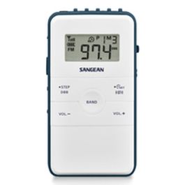 Radio Portátil Sangean DT-140 Azul Blanco