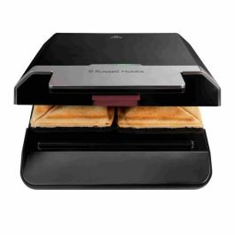 Sándwich sándwich - RUSSELL HOBBS - 26800-56 - 750 W - Calentamiento rápido: 108 s - Antiadherente - Negro / Acero