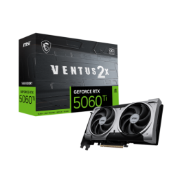 MSI 912-V535-005 Tarjeta Gráfica NVIDIA GeForce RTX 5060 Ti VENTUS 2X OC PLUS 16 GB GDDR7 PCIe 5.0 Precio: 467.49999956. SKU: B175E2AM3X