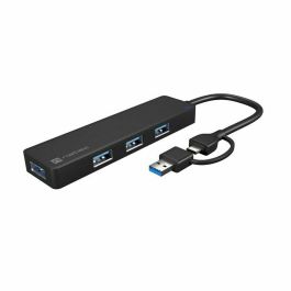 Hub USB Natec NHU-2023 Negro