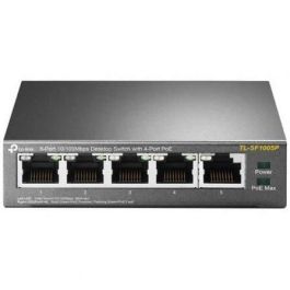 TP-Link TL-SF1005P No administrado Fast Ethernet (10/100) Energía sobre Ethernet (PoE) Negro Precio: 34.89999975. SKU: S0224013