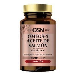 GSN Omega 3 Aceite de Salmón 180 Perlas. Con EPA, DHA y Vitamina E. Mantiene Sistema Cardiovascular y Colesterol Normal. Precio: 14.4999998. SKU: B16RY66J3F