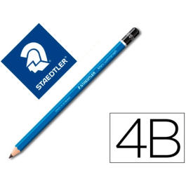 Staedtler Lápiz de Grafito Mars Lumograph 100 4B Unidad con Resistencia a la Rotura Precio: 15.49999957. SKU: B1CFEJ7A47