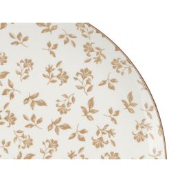 Vessia Plato Llano 27 x 27 cm Cerámica Porcelana Colores Surtidos (Azul, Beige, Negro, Verde) (Set de 24)