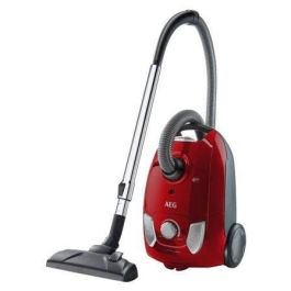 ASPIRADOR DE TRINEO AEG VX4 EFFICIENCY ANIMAL ROJO - 750W - FILTRO H12 LAVABLE - BOLSA 3L - RUEDAS ANTIARAÑAZOS