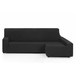 Funda para chaise longue de brazo corto derecho Hosteline OLIMPO Negro 48 x 29 x 14 cm