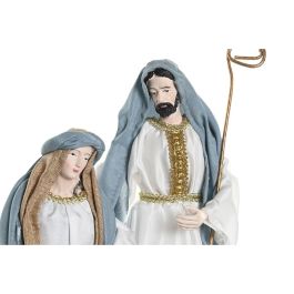 DKD Home Decor Decoración Nacimiento Navidad Moderno Poliéster Azul Blanco 24x40x27 cm Precio: 44.89000054. SKU: B1B4SLXQYV