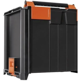 Tood Maletín profesional, encajable, ABS, 46 x 34 x 36 cm TOO4009292796628