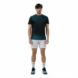 Pantalones Cortos Deportivos para Hombre Drop Shot Abian Campa Blanco