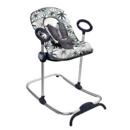 Beaba Hamaca Up & Down I - Nymphea | Hamaca para bebé con sistema patentado de ajuste de altura en 4 posiciones y respaldo reclinable