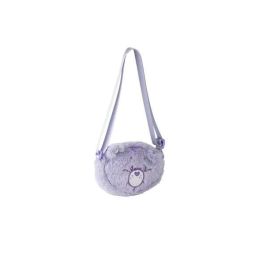 Cerdá Bolso de Peluche Care Bears Talla Única - Morado, para Niños a partir de 3 años