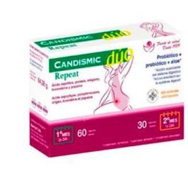 BIOSERUM Candismic Duo Repeat 90 Cápsulas - Apoyo Cándida, Vías Urinarias con Probióticos y Prebióticos, Pomelo y Orégano Precio: 35.6900005. SKU: B15ETY4VPN