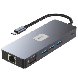 Leotec Docking Station USB Tipo C Multifunción 11 en 1, USB-C PD 100W, HDMI 4K@60Hz, DisplayPort 4K@60Hz, RJ45 Gigabit Ethernet, USB 3.2 10Gbps Precio: 50.69000002. SKU: B1AYP56Y6B