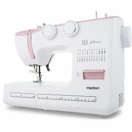 Medion SM 60 Máquina de Coser Doméstica 24 Puntadas + Dobles, 700 RPM, 62W de Potencia, Luz LED, Color Rosa, Ref: MED4061275230475 Precio: 143.49999961. SKU: B1DJY2T2ZF
