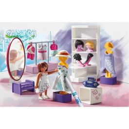 Playmobil Camerino Color, Set de Diseño y Pintura de Ropa con Figuras Lavables y Accesorios
