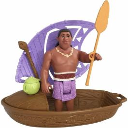 MATTEL Pirogue y sus 3 sorpresas JBT68 -Vaiana 2