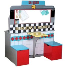 Cocina retro de madera woomax 90x58x104 cm Cocina retro de madera woomax 90x58x104 cm
