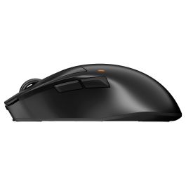 be quiet! Dark Perk Ergo Gaming Maus, Ratón Gaming Inalámbrico/Alámbrico 32000 DPI 0.125ms RGB PixArt PAW3950 USB-C Recargable 110h Negro