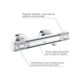 Mezclador termostático de ducha GROHE - Cromo Mezclador termostático de ducha GROHE - Cromo