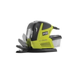 Ryobi Lijadora Multiusos 180W con 3 Modos (Triangular, 1/3 Hoja, Acabado) y 30 Abrasivos