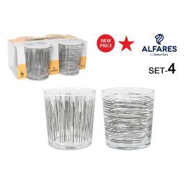 LAV Set de 4 Vasos Pinta Ischia, 340 cc (345 ml) c/u, Cristalería de 9x9x12 cm (6 Cajas) Precio: 28.5076. SKU: B187SWNQ6W