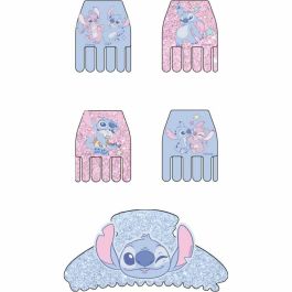 Cerdá Clips de Pelo Stitch para Niñas, Accesorios Infantiles, Set de 5 Piezas, Color Azul, Edad Mínima Recomendada 3 Años