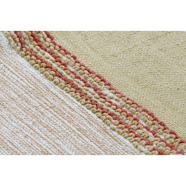 DKD Home Decor Alfombra Moderna Multicolor de Algodón, Yute y Poliéster 230x160 cm (2 Unidades)