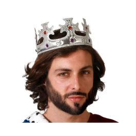 Corona Plateada de Rey para Hombre Adulto - Ideal para Carnaval, Fiestas Temáticas y Disfraces Precio: 1.49999949. SKU: B16WYLNYVK