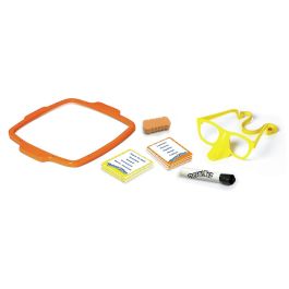 Megableu Dessi'Nez Juego de Mesa Familiar Original y Divertido - Dibuja con la Nariz, Gafas Portaplumas y Adivina Palabras