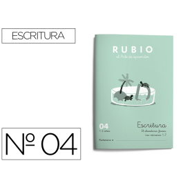 Rubio Cuaderno Caligrafía Nº 04 para Desarrollar Destrezas Motrices, 15x212x154 mm Precio: 11.78999952. SKU: B1AJTGVHBT