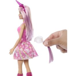 Muñecas Barbie Unicornio con cabello de fantasía y trajes degradados HRR13