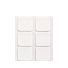Inofix Plasfix - Pack 6 fieltros blancos sintéticos adhesivos 31x31mm, lana acrílica, protege suelos y reduce ruido Precio: 1.79000019. SKU: S7905574