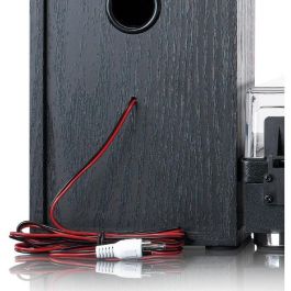 Lenco LS-101BK Tocadiscos de Tracción por Correa Negro con Bluetooth, Preamplificador Phono Integrado y Altavoces 20W