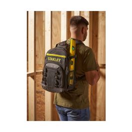 Stanley STST1-72335 Mochila Portaherramientas 15kg Nailon 600D, Compartimento Laptop, Divisor, Respaldo Acolchado