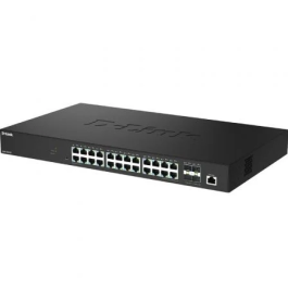 D-Link DMS-1250-28/E Switch Gigabit Smart Managed de 28 Puertos con 24 Puertos 2.5GE y 4 Puertos 10G SFP+