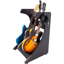 FRAMEWORKS Soporte para 3 Guitarras - Negro Frameworks