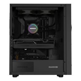 GENESIS NLG-2318 Kit de Refrigeración Líquida para Ordenador, Sistema de Refrigeración para Carcasa PC con 2 Ventiladores, Negro