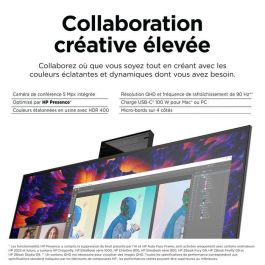HP Monitor Z24m G3 23.8'' QHD (2560x1440) IPS 5ms USB-C Webcam Altavoces para Conferencias Plata
