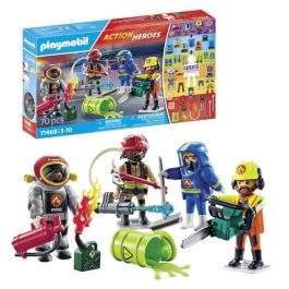 Playmobil Bomberos Action Heroes 71468 My Figures Figuras Creativas para Niños +5 Años