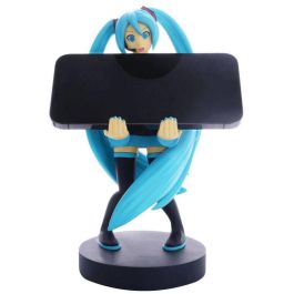 Cable Guy Soporte Figura Hatsune Miku 21cm para Mando y Móvil Compatible PlayStation 5 DualSense, Xbox Series S/X y iPhone