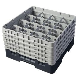 CAMBRO - 16S958-110 - Cesta de lavado 16 comp. 5 alturas - 10,9 cm Ø máx. - alt. máx. 25,8 cm - 50 x 50 x 30,8 cm - Negro Precio: 101.50000058. SKU: B17J7T8Z38