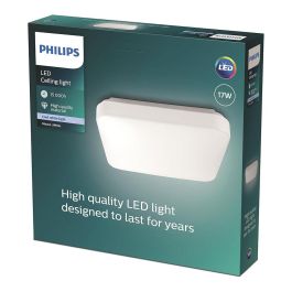 Philips Plafón led cuadrado mauve 17W 4000K 2000LM 32.5x32.5x7.5cm Luz día Blanco IP20