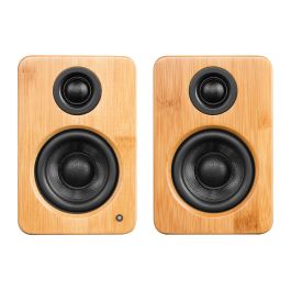 Kanto Yu2 Mini Monitor de Escritorio con Sonido de Alta Calidad, Acabado Bamboo, USB/AUX Precio: 251.68999944. SKU: B1878XZXLV