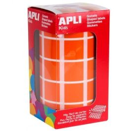 Apli Gomets Cuadrados 20 mm Rollo Naranja -Rollo 1770 Unidades- Precio: 3.50000002. SKU: B134VEDSPR