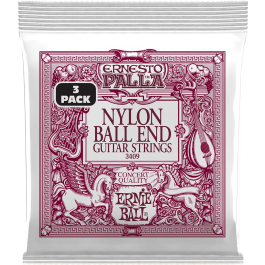 Ernie Ball Black & Gold Ball End Tripack (3) Cuerdas para Guitarra Clásica Tensión Media Precio: 31.50000018. SKU: B153RLY52Z