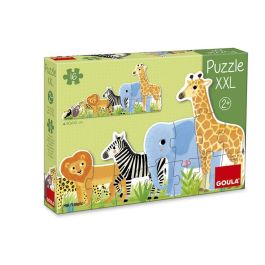 Goula Puzzle XXL Decreciente Selva 53426 16 Piezas Gigantes para Niños +2 Años